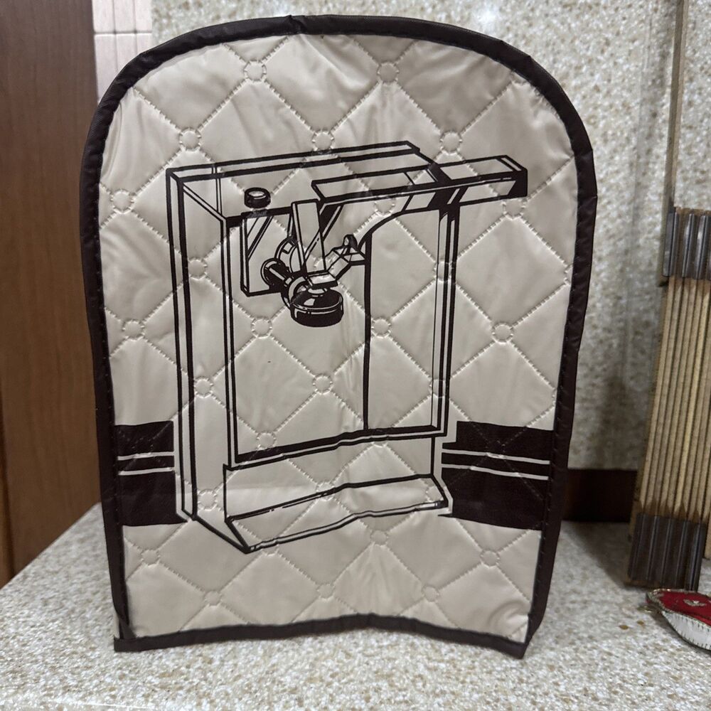NOS 1970's Vinyl Quilted Cover For Electric Can Opener